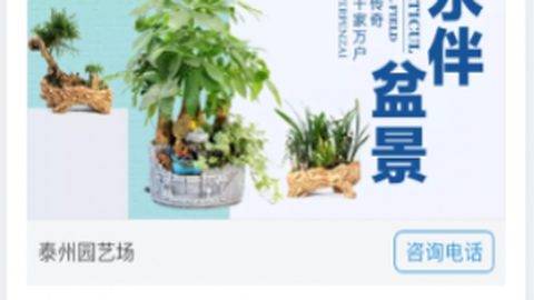 泰州园艺场  推广案例